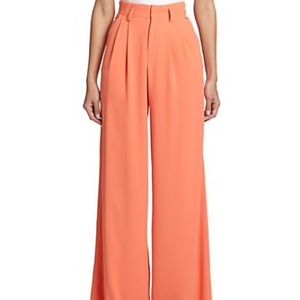 High waisted wide leg pants